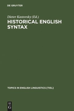 Historical English Syntax