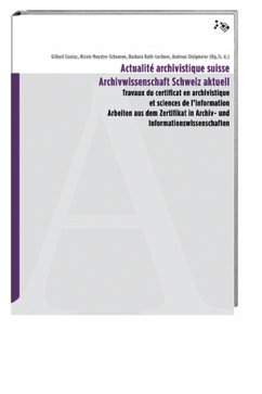 Cover Actualité archivistique suisse /Archivwissenschaft Schweiz aktuell