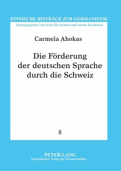 Cover Die Förderung der deutschen Sprache durch die Schweiz