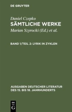 Lyrik in Zyklen - Wickram, Georg