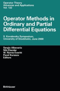Operator Methods in Ordinary and Partial Differential Equations - Albeverio, S. / Elander, N. / Everitt, W. N. / Kurasov, P. (eds.)