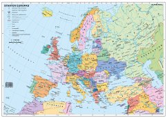 Cover Stiefel Handkarte Staaten Europas, Plano, m. Karte
