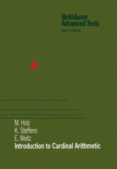 Introduction to Cardinal Arithmetic - Holz, Michael; Steffens, K.; Weitz, Elke