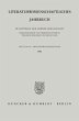 Literaturwissenschaftliches Jahrbuch. - Bild 1