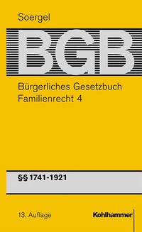 Familienrecht IV, Paragr. 1741-1921 BGB / Bürgerliches Gesetzbuch, Kommentar, 13. Aufl., 25 Bde. 20