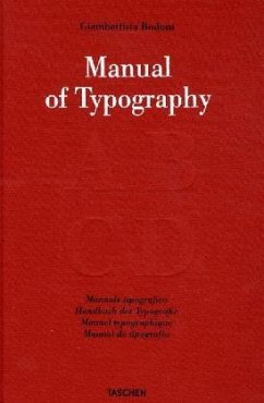 Manual of Typography - Bodoni, Giambattista