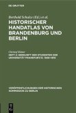 Herkunft der Studenten der Universität Frankfurt/O. 1506¿1810