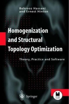 Homogenization and Structural Topology Optimization, w. CD-ROM - Hassani, Behrooz; Hinton, Ernest