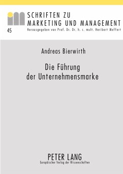 Cover Die Führung der Unternehmensmarke