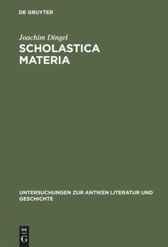 Scholastica materia - Dingel, Joachim