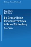 Die Struktur kleiner Familienunternehmen in Baden-Württemberg