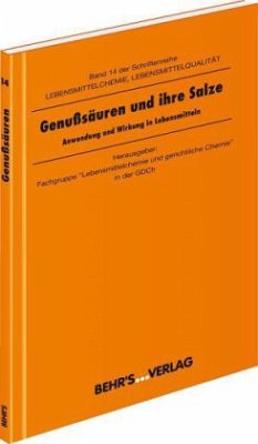 Cover Genusssäuren und ihre Salze