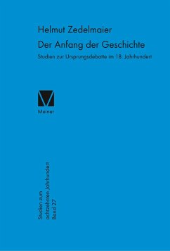 Der Anfang der Geschichte - Zedelmaier, Helmut