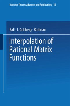 Interpolation of Rational Matrix Functions - Ball, Joseph;Gohberg, I.;Rodman