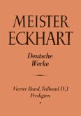 Meister Eckhart. Deutsche Werke Band 4,1: Predigten / Meister Eckhart: Die deutschen Werke 4,1