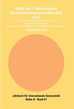 Cover Akten des X. Internationalen Germanistenkongresses Wien 2000 - 'Zeitenwende - Die Germanistik auf dem Weg vom 20. ins 21. Jahrhundert'