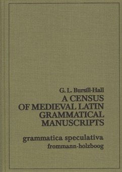 Cover A Census of Medieval Latin Grammatical Manuscripts