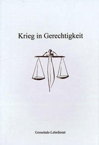 Krieg in Gerechtigkeit