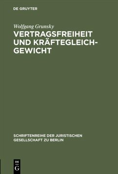 Cover Vertragsfreiheit und Kräftegleichgewicht