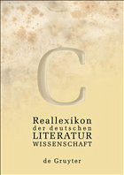 Reallexikon der deutschen Literaturwissenschaft. Band 3: P-Z