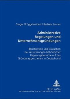 Cover Administrative Regelungen und Unternehmensgründungen