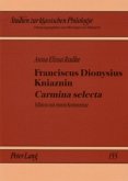 Franciscus Dionysius Kniaznin "Carmina selecta"