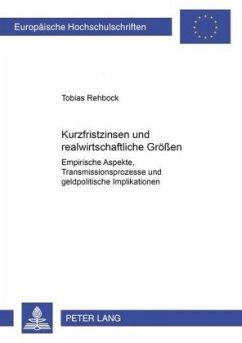 Cover Kurzfristzinsen und realwirtschaftliche Größen