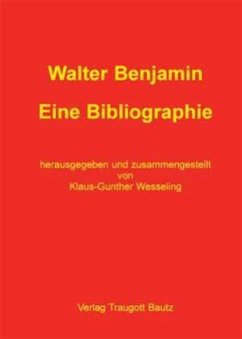 Cover Walter Benjamin