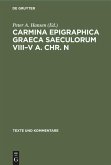 Carmina Epigraphica Graeca Saeculorum VIII¿V a. Chr. n