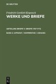 Apparat / Kommentar / Anhang / Friedrich Gottlieb Klopstock: Werke und Briefe. Abteilung Briefe V: Briefe 1767-1772 Abt. Briefe, Band 2, Bd.2