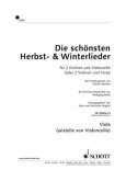 Die schönsten Herbst- und Winterlieder, Viola-Stimme (zum Trioheft für 2 Violinen und Viola/Violoncello)