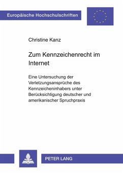 Cover Zum Kennzeichenrecht im Internet
