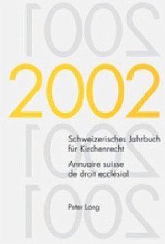 Cover Schweizerisches Jahrbuch für Kirchenrecht. Band 7 (2002)- Annuaire suisse de droit ecclésial. Volume 7 (2002)