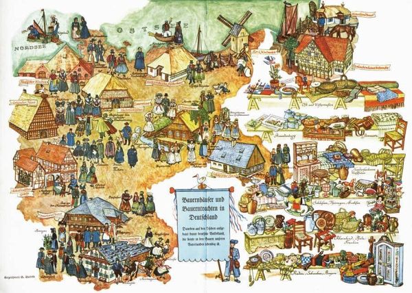 Bauernhäuser und Bauerntrachten in Deutschland