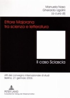 Cover Ettore Majorana tra scienza e letteratura. - Il caso Sciascia