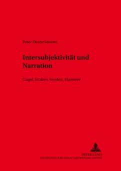 Intersubjektivität und Narration - Deutschmann, Peter