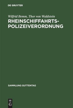 Rheinschiffahrtspolizeiverordnung - Bemm, Wilfrid;Waldstein, Thor von