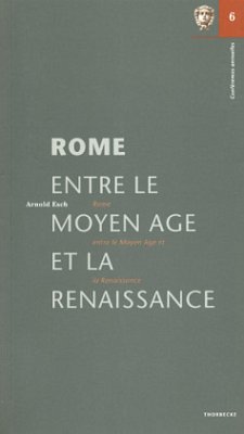 Cover Rome entre le Moyen Age et la Renaissance