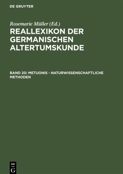 Reallexikon der Germanischen Altertumskunde, Band 20, Metuonis - Naturwissenschaftliche Methoden