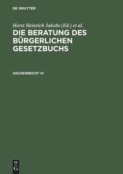Sachenrecht IV - Schubert, Werner;Jakobs, Horst H.