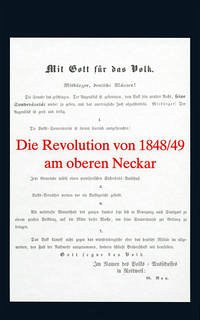 Die Revolution von 1848/49 am oberen Neckar - Rüth, Bernhard (Hg.)