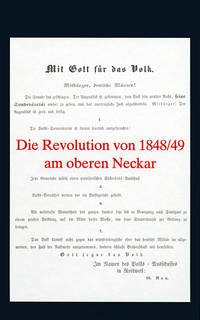 Die Revolution von 1848/49 am oberen Neckar