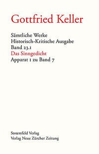 Sämtliche Werke. Historisch-Kritische Ausgabe, Band 23.1