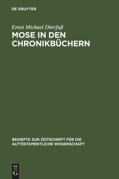 Mose in den Chronikbüchern - Dörrfuß, Ernst M.