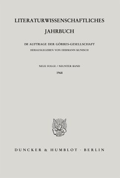 Literaturwissenschaftliches Jahrbuch.