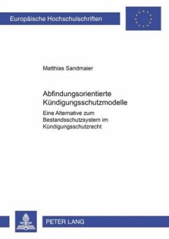 Cover Abfindungsorientierte Kündigungsschutzmodelle
