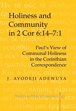 Holiness and Community in 2 Cor 6:14-7:1 - Adewuya, J.Ayodeji