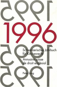 Cover Schweizerisches Jahrbuch für Kirchenrecht. Band 1 (1996)- Annuaire suisse de droit ecclésial. Volume 1 (1996)