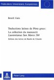 Traductions latines de Pères grecs:- La collection du manuscrit "Laurentianus San Marco 584"