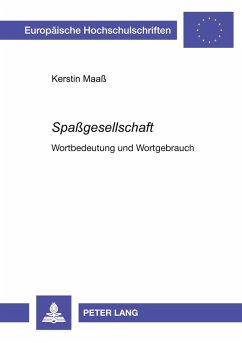 Cover 'Spaßgesellschaft'